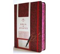 Biblia de Apuntes RVR 1960 Tapa dura, Vino tinto / Spanish Journalling Bible RVR 1960 Hardcover Burgundy