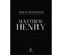 Biblia De Estudio Matthew Henry - Bonded Leather Con Ndice