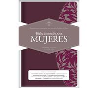 Biblia de Estudio para Mujeres: Reina-valera 1960, vino tinto/fucsia símil piel, Burgundy/Fuchsia LeatherTouch
