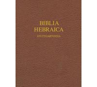 Biblia Hebraic Stuttgartensia: Wide Margin