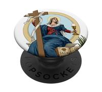Biblia Latine Traditionnelle catholique Notre Sainte Mère Marie PopSockets PopGrip Adhésif