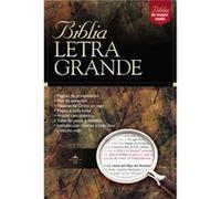 RVR60, Santa Biblia, Letra grande, Leatherflex, Negro, Palabras de Jesús en Rojo