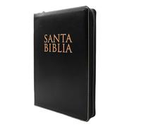 Biblia Reina Valera 1960 Letra Super Gigante en Español con Cierre Indice y Estuche de Proteccion Edicion Especial| RVR 1960 Super Giant Bible à grands imprimés, noir, simili cuir (édition espagnole)