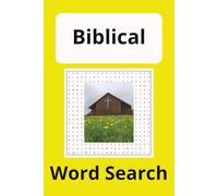 Biblical Word Search Puzzle Book: Word searches with easy to read print about biblical people, places and more | 6X9 inches 110 pages | 50+ puzzles... great for vacations and to pass time