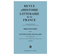 Bibliographie de la littérature française 2017 - Alain Génetiot - Classiques Garnier - broché - Revue