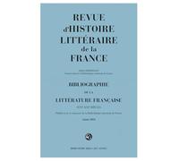 Bibliographie de la littérature française (2025) (2025, Année 2024)