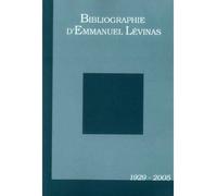 Bibliographie d'Emmanuel Levinas 1929-2005 - Patrick Fabre - Verdier - broché - Etude