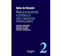 Bibliographie générale des droites françaises: Volume 2