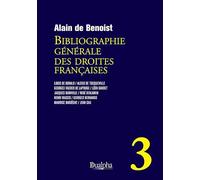 Bibliographie générale des droites françaises: Volume 3