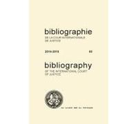 Bibliography Of The International Court Of Justice