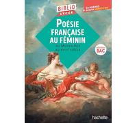 BiblioLycée - Poésie française au féminin du Moyen Âge au XVIIIe siècle