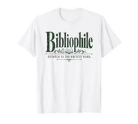 Bibliophile consacré à l'art du Lecteur littéraire du Mot écrit T-Shirt