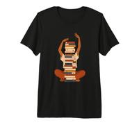 Bibliophile Reading Life Literary Book Stack Lover Bookworm T-Shirt Haut de Gamme