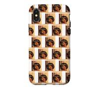 Bibliothécaire Afro Afro-Américaines Mois de l'histoire des Noirs Coque pour iPhone X/XS