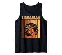 Bibliothécaire Afro Afro-Américaines Mois de l'histoire des Noirs Débardeur