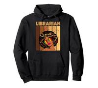 Bibliothécaire Afro Afro-Américaines Mois de l'histoire des Noirs Sweat à Capuche