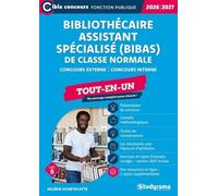 Bibliothécaire assistant spécialisé classe normale - Tout-en-un (Catégorie B - Concours 2026-2027)
