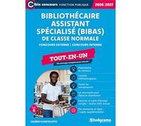Bibliothécaire assistant spécialisé classe normale - Tout-en-un (Catégorie B - Concours 2026-2027)