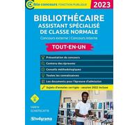 Bibliothécaire assistant spécialisé de classe normale: Concours externe - Concours interne - TOUT-EN-UN