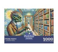 Bibliothècaire de chronologie 1000 Pièces Jigsaw Puzzle Fantastique Magique Famille Artistique Jeu Éduchatif Qualité Supérieure Activité Créative 38x26cm/1000pcs