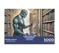 Bibliothècaire de chronologie 1000 Pièces Jigsaw Puzzle Fantastique Magique pour Adultes Classiques Cadeaux Défi Jouets 38x26cm/1000pcs