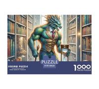 Bibliothècaire de chronologie 1000 Pièces Jigsaw Puzzle Fantastique Magique pour Adultes Détente Cadeaux Qualité Supérieure Jouets 38x26cm/1000pcs