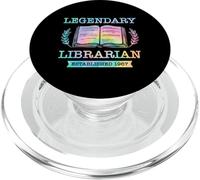 Bibliothécaire légendaire, création d'un Livre de bibliothèque en 1967 PopSockets PopGrip pour MagSafe