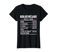Bibliothécaire Métier Idée Cadeau Humour pour Bibliothécaire T-Shirt Graphique avec Valeur