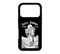 Bibliothécaire Patron Saint Jérôme Bookish Reader Livre bibliothécaire Coque pour iPhone 17 Pro