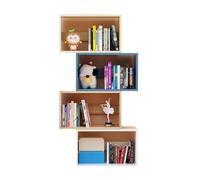 Bibliothèque, 1 unité de Rangement en Cubes, étagère de Rangement Autonome, étagère de présentation décorative Industrielle for Bureau à Domicile(Black Walnut,40 * 17 * 31.5cm)