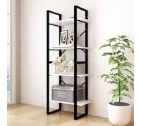 Bibliothèque 2 Niveaux Sonoma Gris 60x30x70cm Bois d'Ingénierie Etagère vidaXL