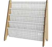 3 Sprouts - Bibliothèque Enfant en Bois - Rangement Livres et Jouets - Étagère Montessori - Vichy Beige