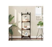 Vidaxl Bibliothèque 4 Niveaux Chêne Marron 40x30x120cm Bois Ingénierie Marron