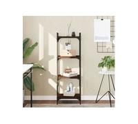 Vidaxl Bibliothèque 4 Niveaux Chêne Marron 40x30x120cm Bois Ingénierie Marron
