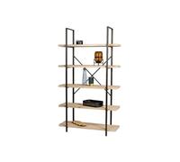 Bibliothèque 5 étagères Chicago