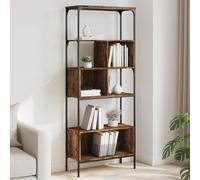 Bibliothèque 5 niveaux chêne sonoma 76x33x188,5 cm étagère à livres vidaXL