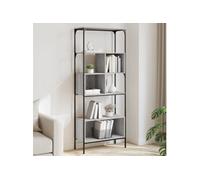 vidaXL Bibliothèque 5 niveaux chêne Sonoma 76×33×188,5 cm – étagère à livres