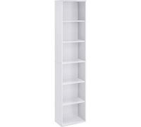 Bibliothèque 6 Cases Blanc