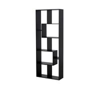Bibliothèque 8 étagères multiformes noire JANE