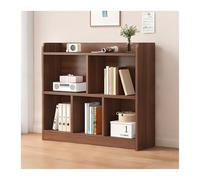 Bibliothèque À 5 Cubes De Rangement - Bibliothèque Basse De Style Campagnard - Étagère De Rangement Ouverte - Pour Chambre Et Bureau À Domicile(80 * 24 * 86cm)