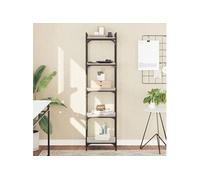 Bibliothèque à 5 niveaux sonoma gris 40x30x154 cm 837640