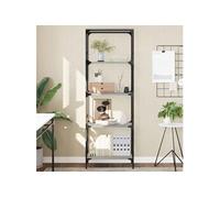 Vidaxl Bibliothèque À 5 Niveaux Sonoma Gris 59x35x171 Cm Gris