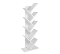 Bibliothèque À 8 Niveaux En Forme D'arbre, Blanc