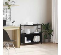 vidaXL Bibliothèque chêne Sonoma 80x30x78,5 cm bois d'ingénierie et fer 832794