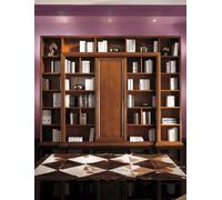 Bibliothèque Armoire Meubles italiens Étagère Bois Étagères Vitrine Buffet