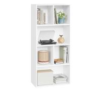 Bibliothèque armoire WOLTU - Meuble de rangement avec 6 compartiments - Blanc