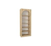 Bibliothèque avec 6 niches - Naturel clair - CYMORA