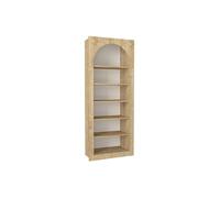 Vente-unique - Bibliothéque avec 6 niches - Naturel Clair - CYMORA