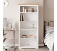 vidaXL Bibliothèque BODO – Bois pin massif 5 niveaux Marron 80x38x180 cm