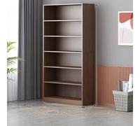 Bibliothèque avec panneau arrière - Bibliothèque au sol avec étagères de rangement ouvertes - Affichage polyvalent pour les coins et l'utilisation multi-scènes - Design haut pour livres et décoration